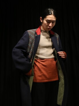 「FRANK LEDER（フランクリーダー）のアイテム（ジャケット/アウター）」を使った、山崎慶太朗　GARDEN渋谷さん（メンズ・171cm）の秋コーディネート