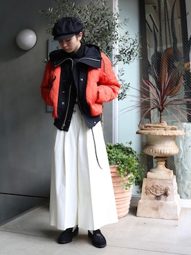 「ROBES&CONFECTIONS（ローブスコンフェクションズ）のアイテム（ジャケット/アウター）」を使った、山崎慶太朗　GARDEN渋谷さん（メンズ・171cm）の冬コーディネート
