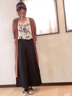 「着まわしコーデ」｜「アイテム（その他）」を使った、akina622さんちびーずさん（レディース・167cm）の夏コーディネート