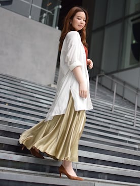 「最高パンプス」｜Shihoさん（レディース・169cm）の春コーディネート