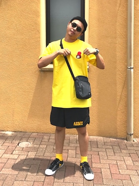 「Bata（バタ）のアイテム」を使った、PuuuuNさん（メンズ・172cm）の夏コーディネート