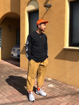 「SASQUATCHfabrix.（サスクワァッチファブリックス）のアイテム」を使った、PuuuuNさん（メンズ・172cm・20代）の秋コーディネート