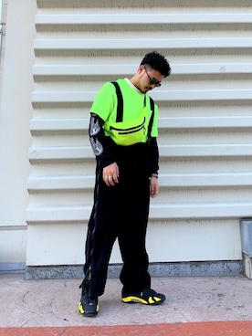 「SASQUATCHfabrix.（サスクワァッチファブリックス）のアイテム」を使った、PuuuuNさん（メンズ・172cm・20代）の冬コーディネート