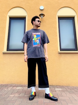 「sulvam」｜「アイテム（レインシューズ）」を使った、PuuuuNさん（メンズ・172cm）の春コーディネート