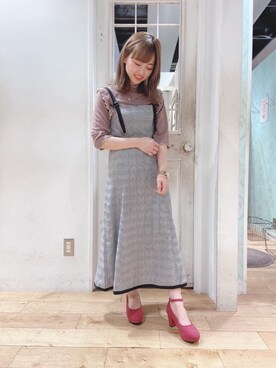 マジェスティックレゴンHEPFIVE店スタッフさん（レディース・155cm）の秋コーディネート