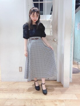 マジェスティックレゴンHEPFIVE店スタッフさん(レディース・155cm)の秋コーディネート