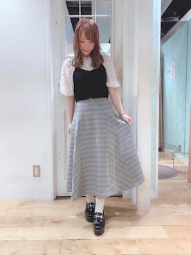 「ビット付きローファー」｜マジェスティックレゴンHEPFIVE店スタッフさん（レディース・155cm）の秋コーディネート