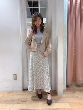 マジェスティックレゴンHEPFIVE店スタッフさん(レディース・155cm)の春コーディネート