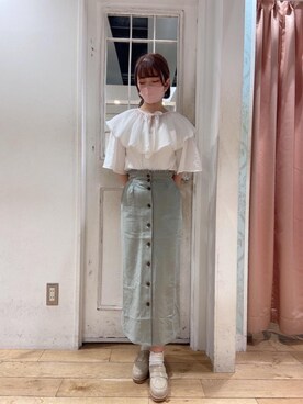 マジェスティックレゴンHEPFIVE店スタッフさん(レディース・155cm)の春コーディネート
