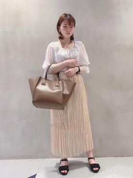 マジェスティックレゴンHEPFIVE店スタッフさん(レディース・151cm)の春コーディネート