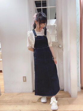 マジェスティックレゴンHEPFIVE店スタッフさん（レディース・153cm）の夏コーディネート