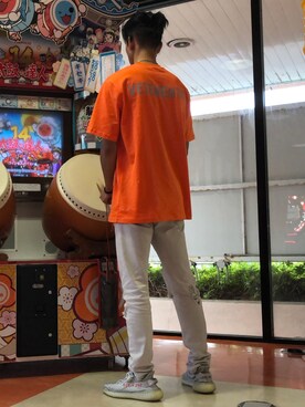「TOPMAN（トップマン）のアイテム（パンツ）」を使った、Уさん（メンズ・178cm）の夏コーディネート