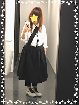 「COMME des GARCONS COMME des GARCONS（コムデギャルソンコムデギャルソン）のアイテム（シャツ/ブラウス）」を使った、omronさん（レディース・152cm）の夏コーディネート