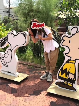 「keisuke kanda（ケイスケカンダ）のアイテム（バッグ）」を使った、omronさん（レディース・152cm）の夏コーディネート