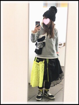 omronさん（レディース・152cm）の冬コーディネート