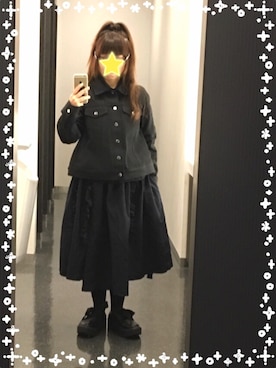 「COMME des GARCONS COMME des GARCONS（コムデギャルソンコムデギャルソン）のアイテム（シャツ/ブラウス）」を使った、omronさん（レディース・152cm）の冬コーディネート