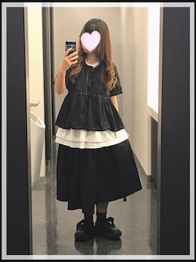 「COMME des GARCONS COMME des GARCONS（コムデギャルソンコムデギャルソン）のアイテム（シャツ/ブラウス）」を使った、omronさん（レディース・152cm）の秋コーディネート