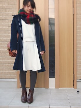 MUNさん（レディース・159cm）の冬コーディネート