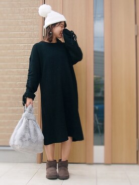 MUNさん(レディース・159cm)の冬コーディネート