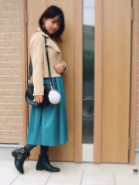 MUNさん(レディース・159cm)の冬コーディネート