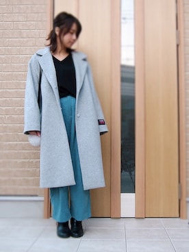 MUNさん（レディース・159cm）の冬コーディネート