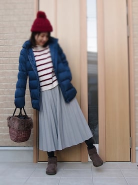 MUNさん（レディース・159cm）の冬コーディネート