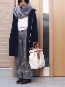 MUNさん（レディース・159cm）の冬コーディネート