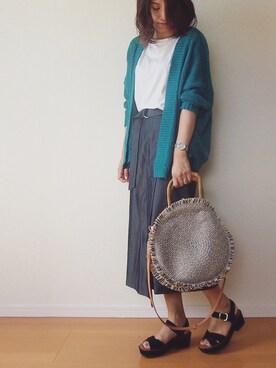 MUNさん（レディース・159cm）の夏コーディネート