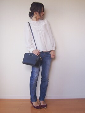 MUNさん（レディース・159cm）の秋コーディネート