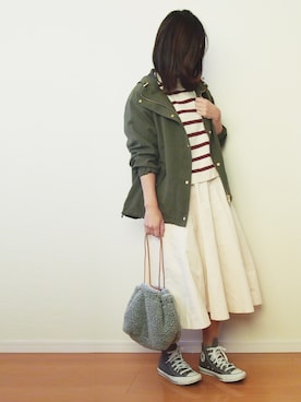 MUNさん（レディース・159cm）の秋コーディネート