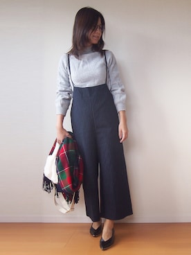 「J'studio（ジェイストゥディオ）のアイテム」を使った、MUNさん（レディース・159cm）の秋コーディネート