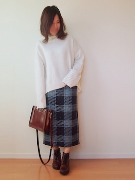 MUNさん（レディース・159cm）の秋コーディネート