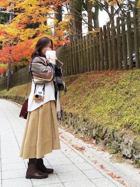 MUNさん（レディース・159cm）の秋コーディネート
