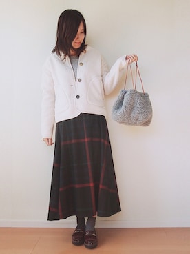 MUNさん（レディース・159cm）の冬コーディネート