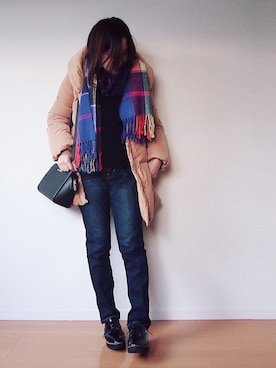 MUNさん（レディース・159cm）の冬コーディネート