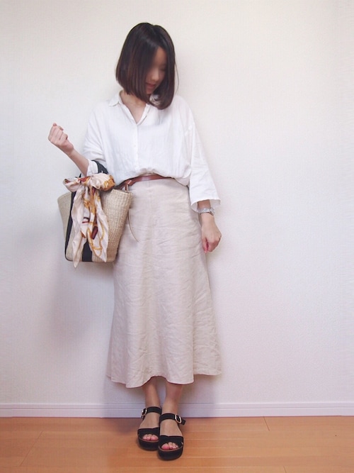 Mun ユニクロのスカートを使ったコーディネート Wear