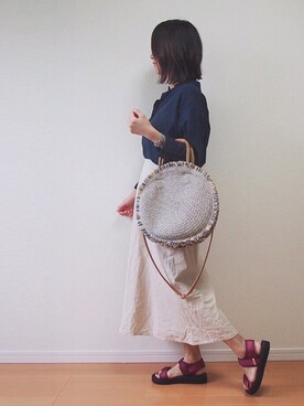 MUNさん（レディース・159cm）の夏コーディネート