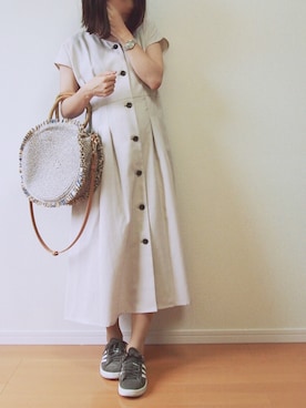 MUNさん（レディース・160cm）の夏コーディネート