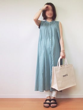 MUNさん（レディース・159cm）の夏コーディネート