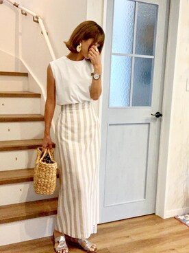 rui_kai_smile♡さん（レディース・163cm）の夏コーディネート