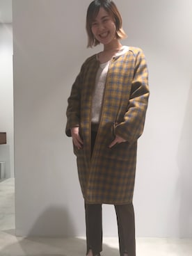 Mariko Ishinoさん（レディース・167cm）の秋コーディネート