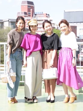 「Discoat Parisien」｜「アイテム（その他シューズ）」を使った、YUKO☆さん（レディース・165cm）の春コーディネート