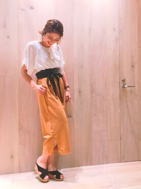 「Discoat」｜YUKO☆さん（レディース・165cm）の夏コーディネート