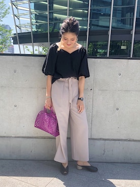 「Discoat」｜「アイテム（キャミソール）」を使った、YUKO☆さん（レディース・165cm）の春コーディネート