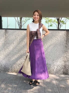 YUKO☆さん（レディース・165cm）の夏コーディネート