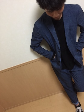 かずてるさん(メンズ・172cm)の春コーディネート