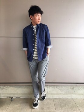 かずてるさん(メンズ・172cm)の夏コーディネート