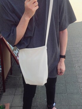 「アイテム（腕時計、パープル系）」を使った、かずてるさん（メンズ・172cm）の夏コーディネート