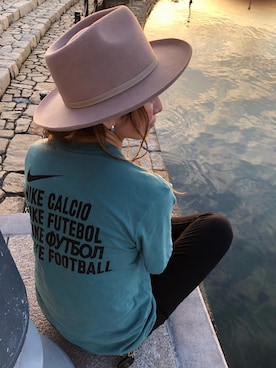 「PT（ピーティ）のアイテム（ピアス（両耳用））」を使った、SAYO☻さん（レディース・157cm）の冬コーディネート