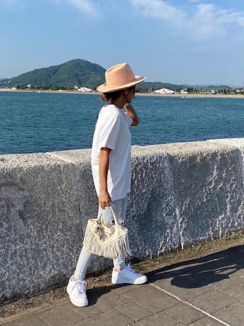 ALEXIA STAM（アリシアスタン）の「V Long Fringe Small Tote Bag